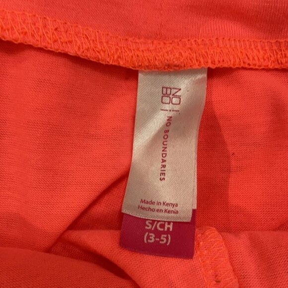 No Boundaries Neon Orange Shorts - Picture 5 of 7